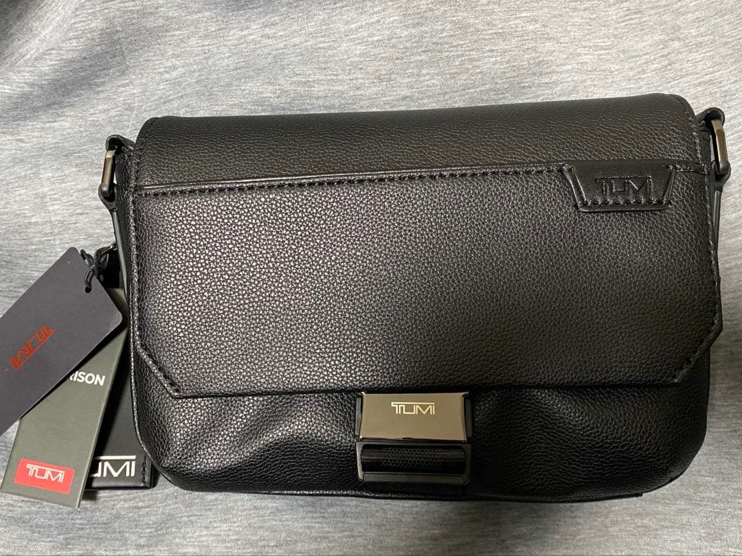 【希少】TUMIトゥミ 「パーソン」クロスボディ レザー ショルダーバッグ