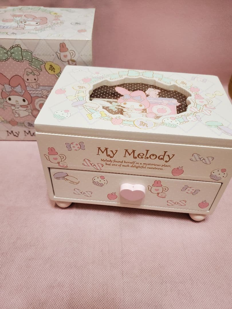 レア　　マイメロ　木製アクセサリーケース