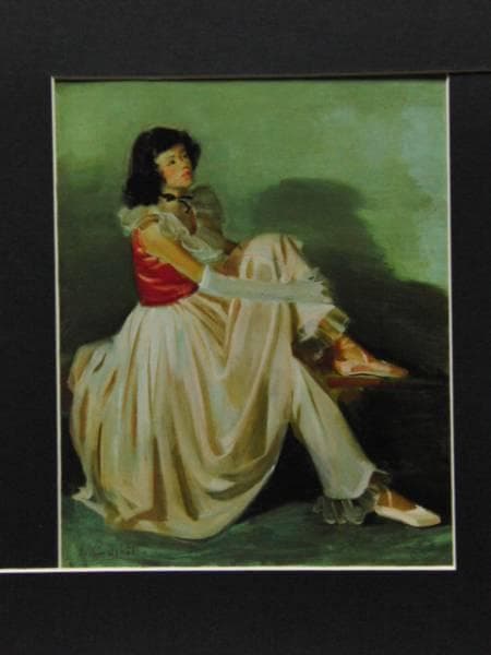 木下孝則、少女、希少画集より、新品額装付