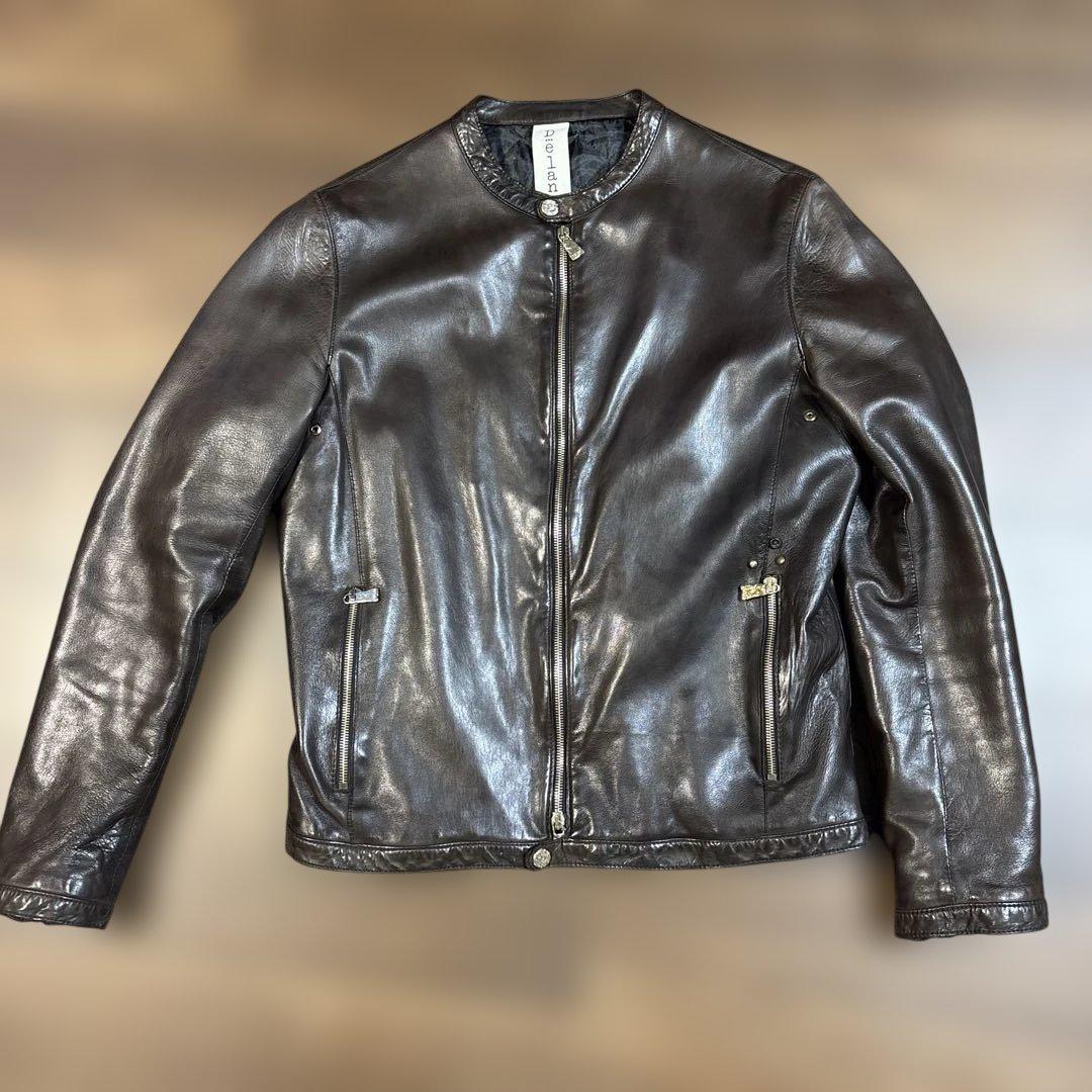 delan デラン　ダークブラウン シングルライダース