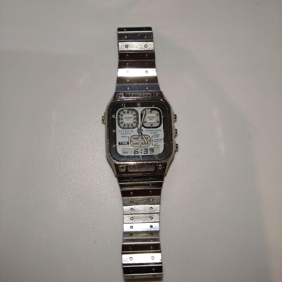 CITIZEN DIGI-ANA デジアナ 8Q33 1984年製 ジャンク