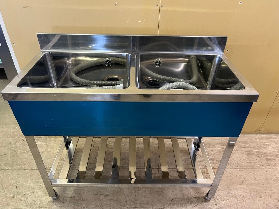 2槽シンク 1000x450x800(+90) ①