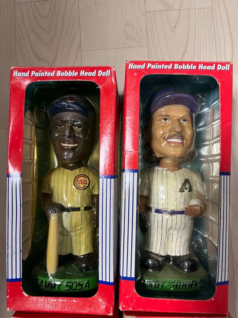 MLBサミーソーサ、ランディジョンソン、マグワイア、イバンロドリゲスボブルヘッド