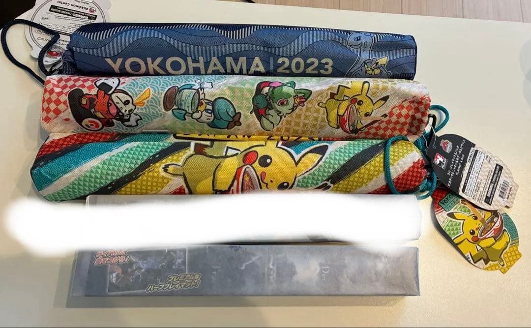 ポケモンカードゲーム プレイマット4本セット (YOKOHAMA 2023等)
