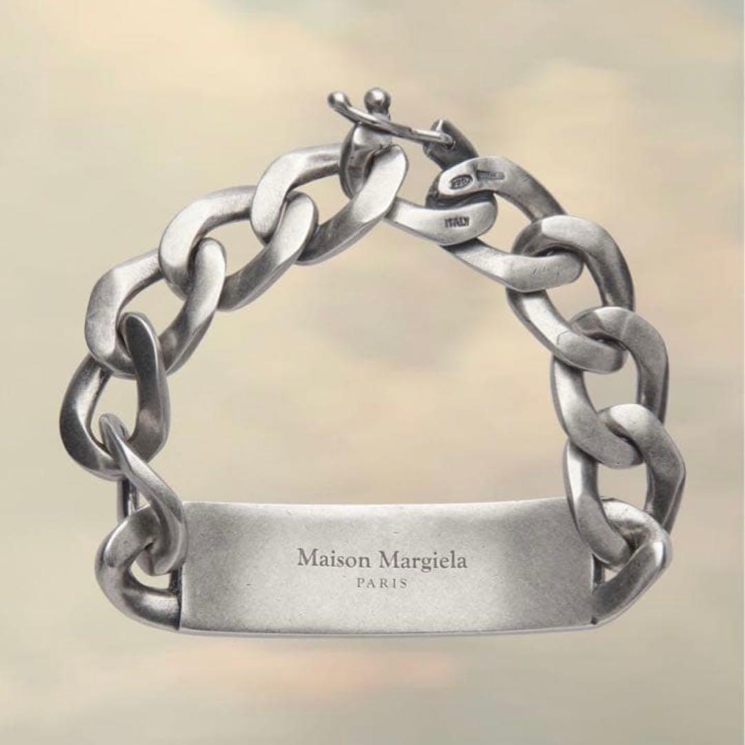 Maison Margiela シルバーチェーン ID ブレスレット