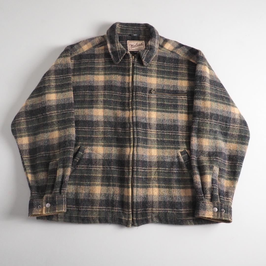 ウールリッチ　アシックス社製　ウールジャケット　チェック柄　美品