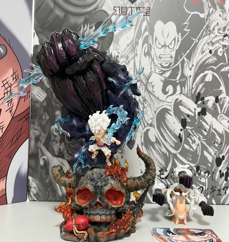 ワンピースOMO ギア5 ルフィニカ ガレージキットガレキ スタチューフィギュア