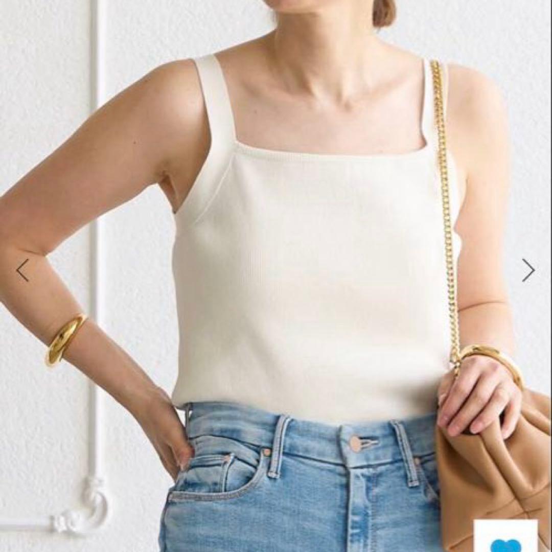 新品タグ付き　Deuxieme Classe Diner B リブ キャミソール