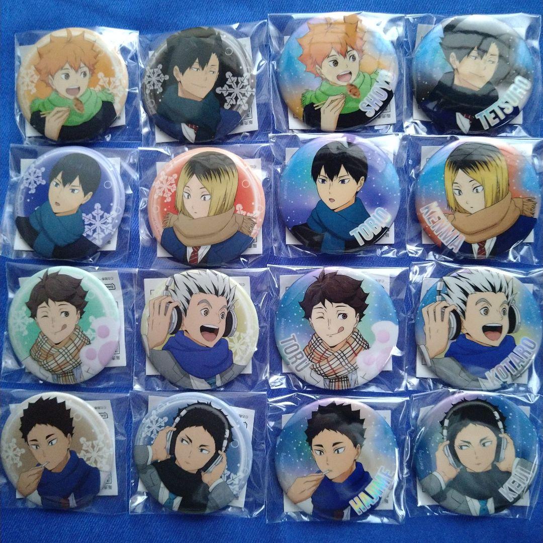 ハイキュー 缶バッジ 孤爪研磨 黒尾鉄朗 ナンジャタウン