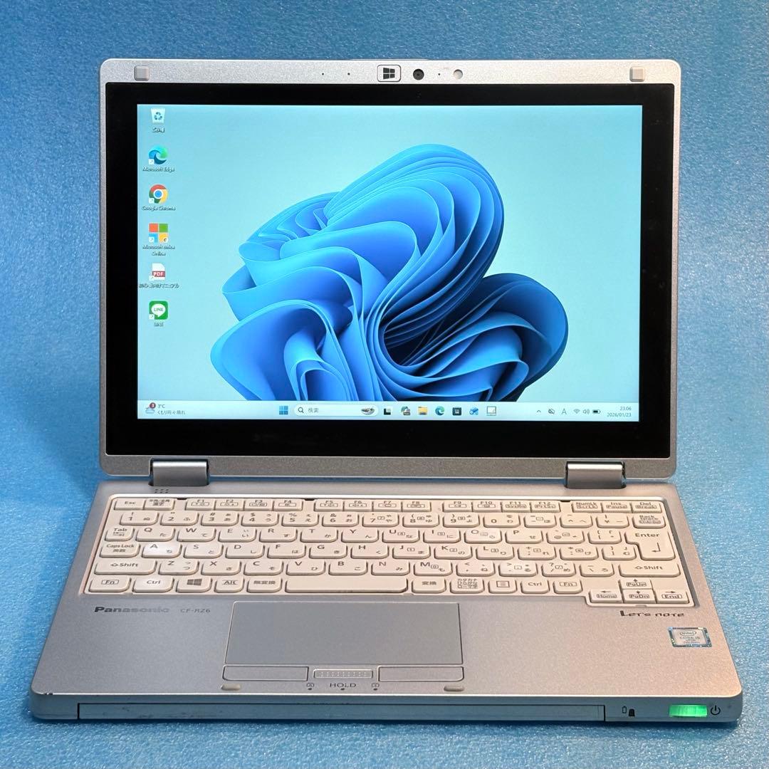 最軽量744gノートパソコン✨レッツノートRZ6メモリ８GB、Windows11