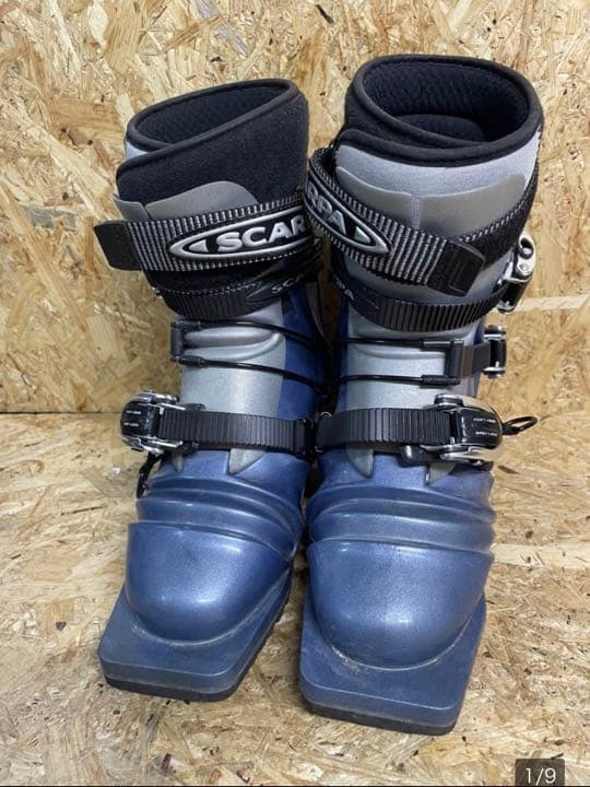 テレマークスキーブーツ　SCARPAスカルパT2 6シェル23cm程度　中古