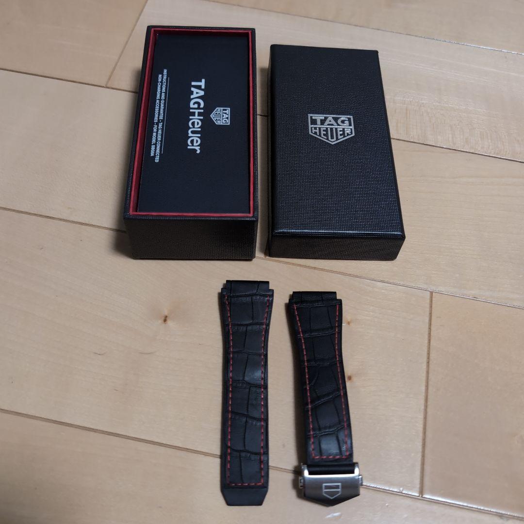 【美品】タグホイヤーコネクテッド　ベルト　ストラップ タグホイヤー コネクテッド 交換用ベルト・ストラップ 純正 第三世代