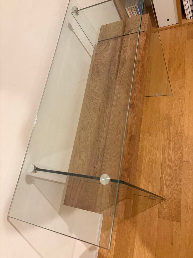 週末限定お値下げ※コンソールテーブル(ガラス、木製) ロサンゼルス