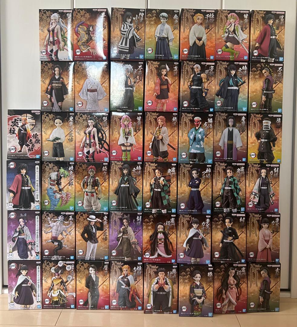 【新品未開封】鬼滅の刃 フィギュア 絆ノ装 鬼ノ装 46体セット まとめ売り
