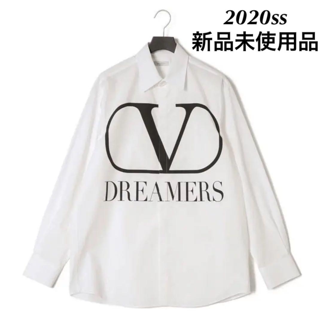 新品】VALENTINO ドリーマーズVロゴプリント 長袖シャツ - メルカリ