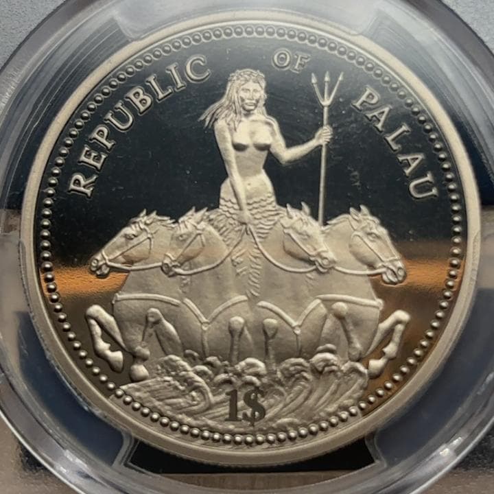 1995 パラオ $1 国際連合50周年 PCG PR70 DCAM - メルカリ