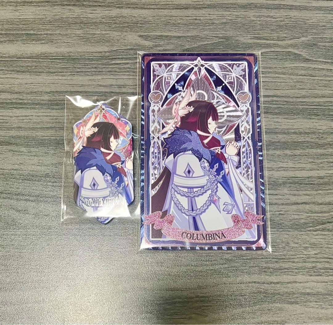 原神 ファデュイ 執行官 少女 コロンビーナ 缶バッジ カード - メルカリ