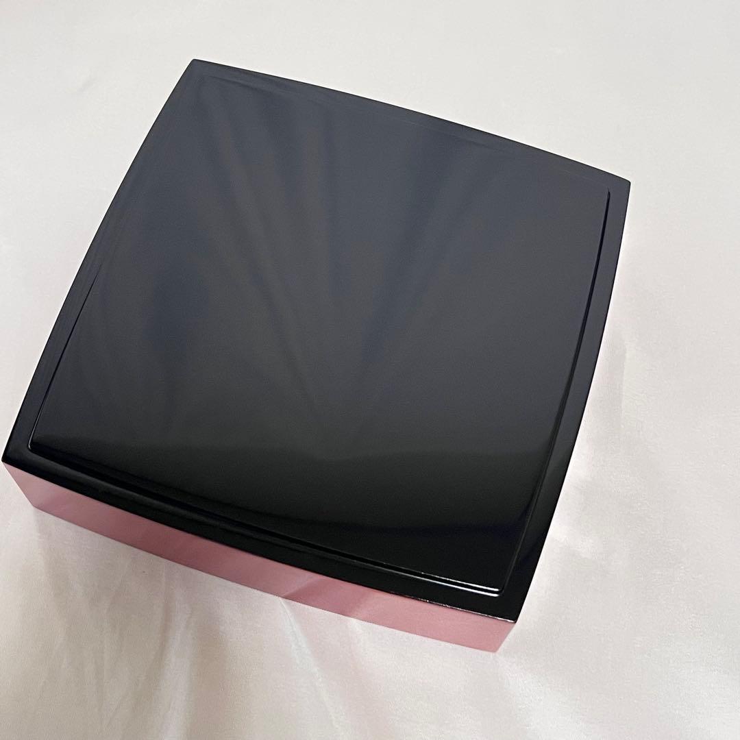 未使用 象彦 銅張 四段重 朱塗 16.3cm 金縁 漆器 漆塗 重箱 木箱入