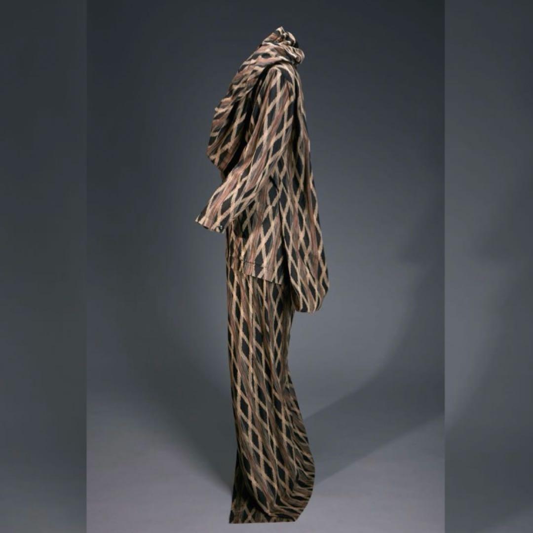 【美品】 1986AW issey miyake 極太 異形 筆タグ シルク