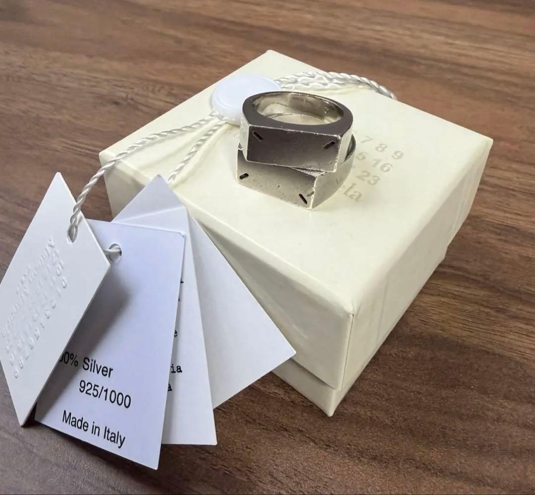 希少 Maison Margiela 20AW ツー スタッカブル リング XS