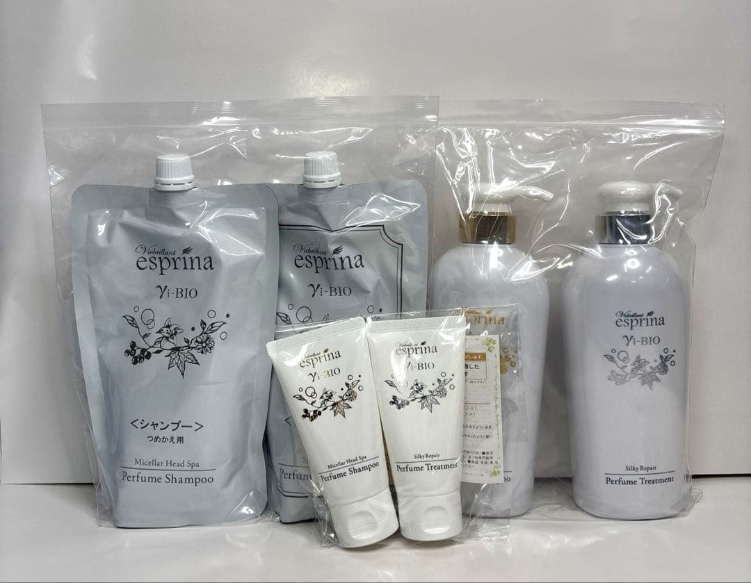 esprina エスプリーナ　シャンプー　ヘアトリートメントセット esprina(エスプリーナ) 濃密炭酸ケアリッチ シャンプー&トリートメント