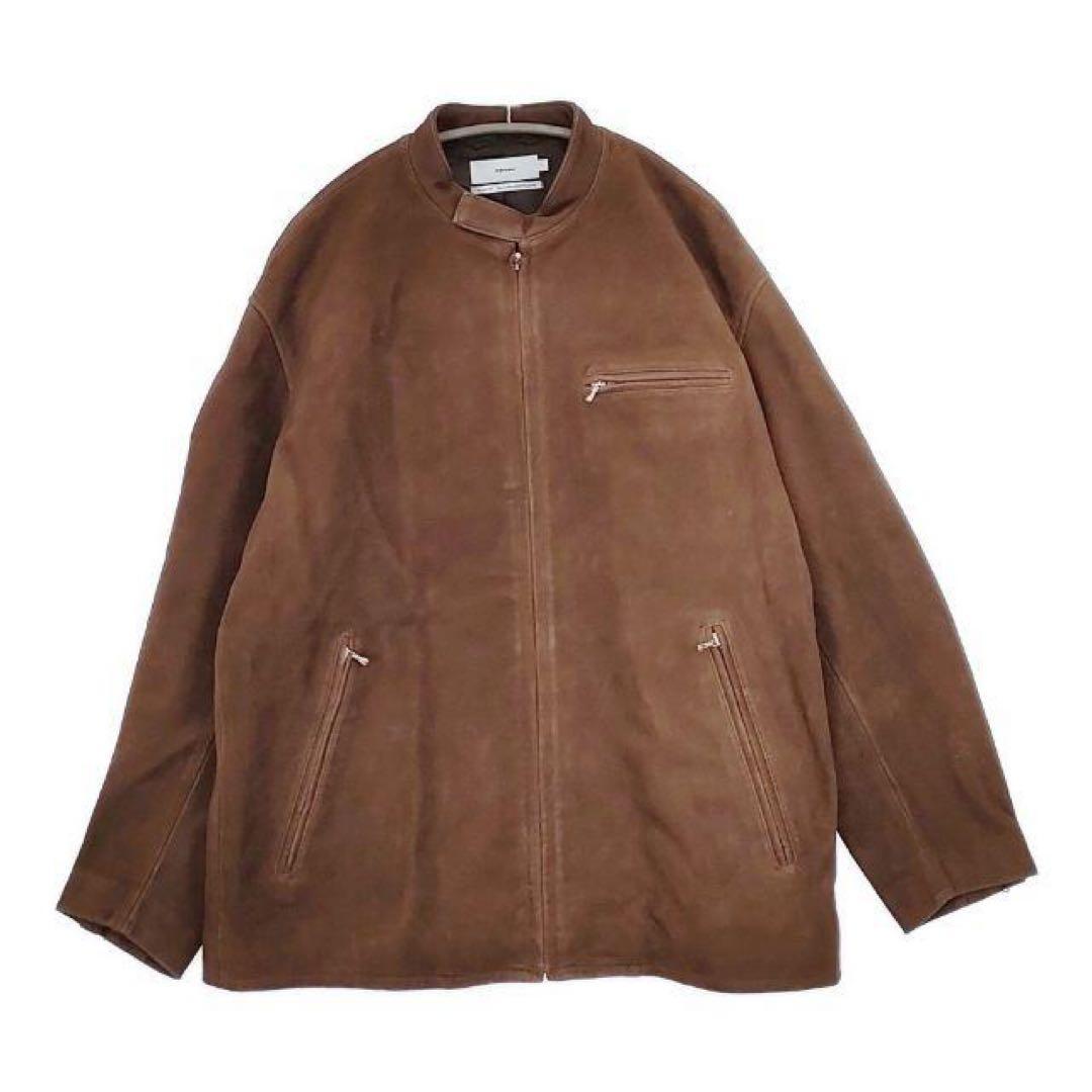 ジャケット・アウター Graphpaper Suede Single Riders Jacket