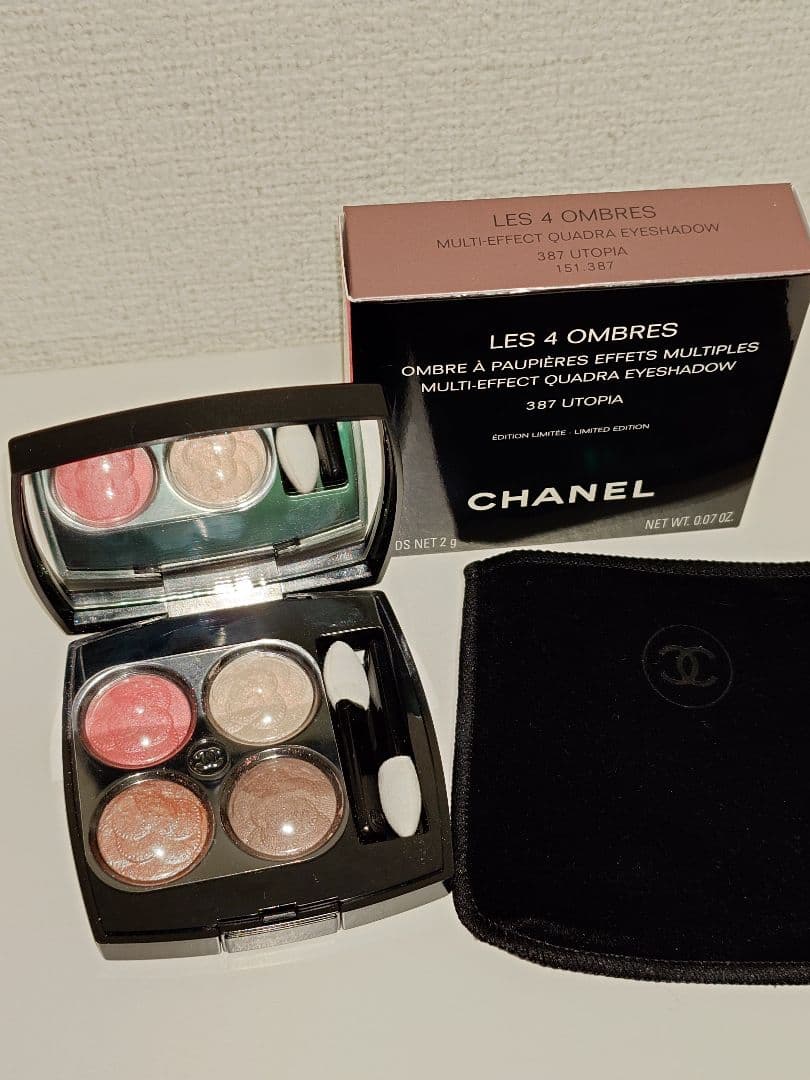 CHANEL レ キャトル オンブル 387 ユートピア アイシャドウ