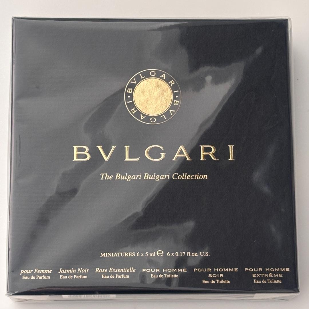 ブルガリ 香水 ミニチュアコレクション 6本セット 未開封 箱難あり 希少】ブルガリ パルファム ミニチュア コレクション 6点セット - メルカリ