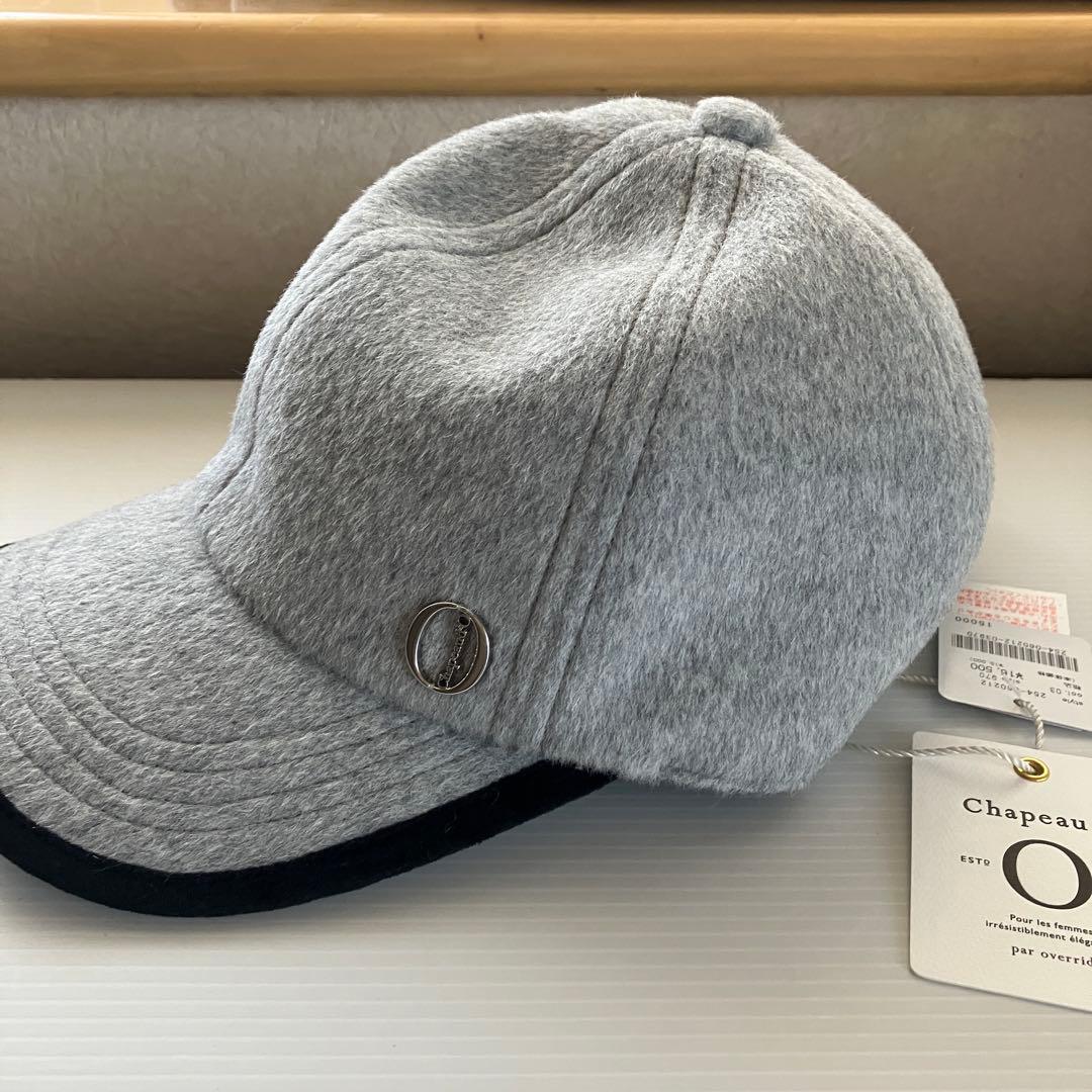 Chapeau d' O キャップ 帽子 グレー シャポードオー Chapeau d' O（シャポードオー） キャップ 帽子 Autumn Emblem Cap