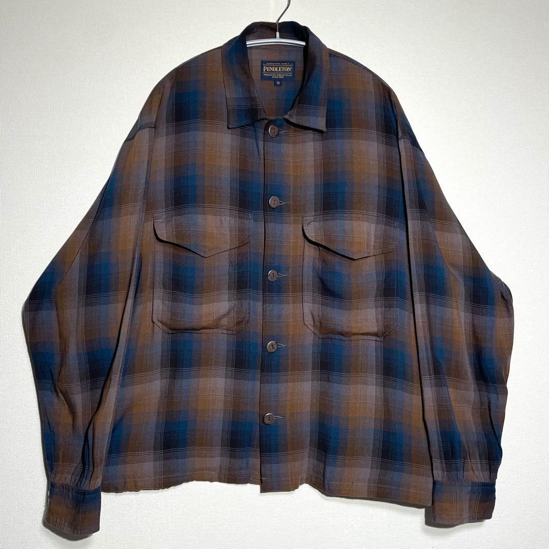 美品/希少】ペンドルトン オンブレ シャツ ボード ダーク L相当 - メルカリ