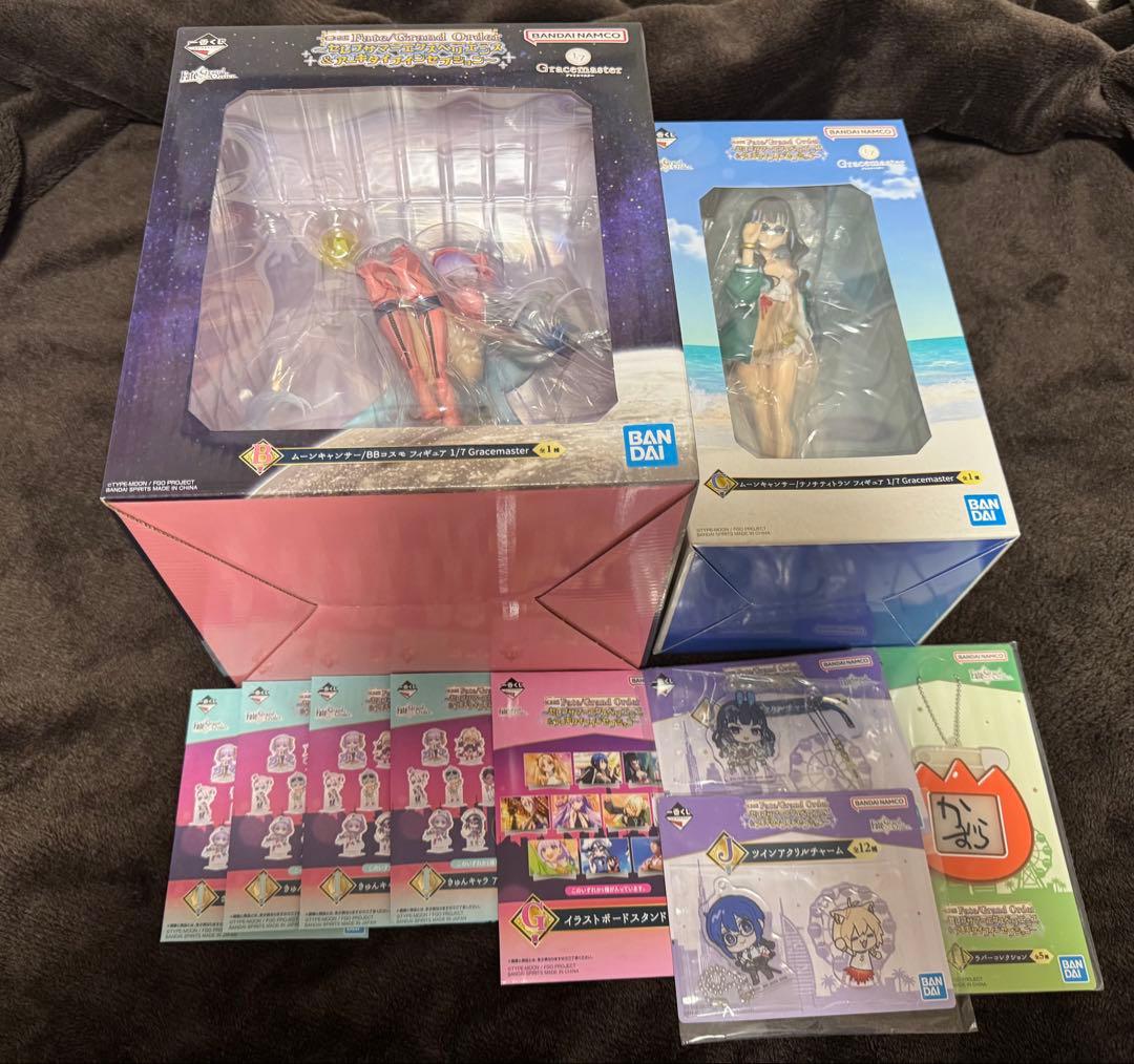 一番くじ　Fate B賞BBコスモ、C賞テノチティトランフィギュア他下位賞セット