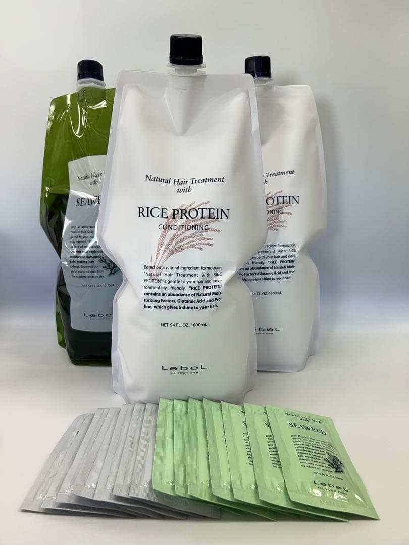 ルベル　ナチュラルヘアソープ、トリートメント1600ml詰替セット