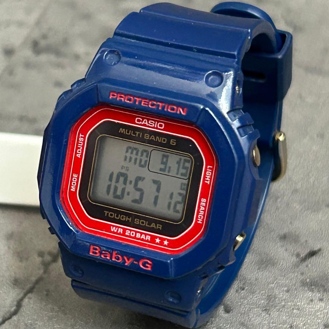 希少 極美品 CASIO BABY-G 20周年記念 電波ソーラー 腕時計