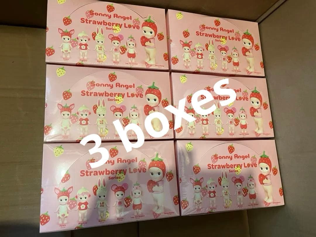 ソニーエンジェル　ストローベリーラブシリーズ　3箱