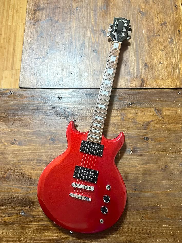 GrassRoots グラスルーツ エレキギター　レッド Amazon | GrassRoots G-SN-CTM STR エレキギター シースルーレッド