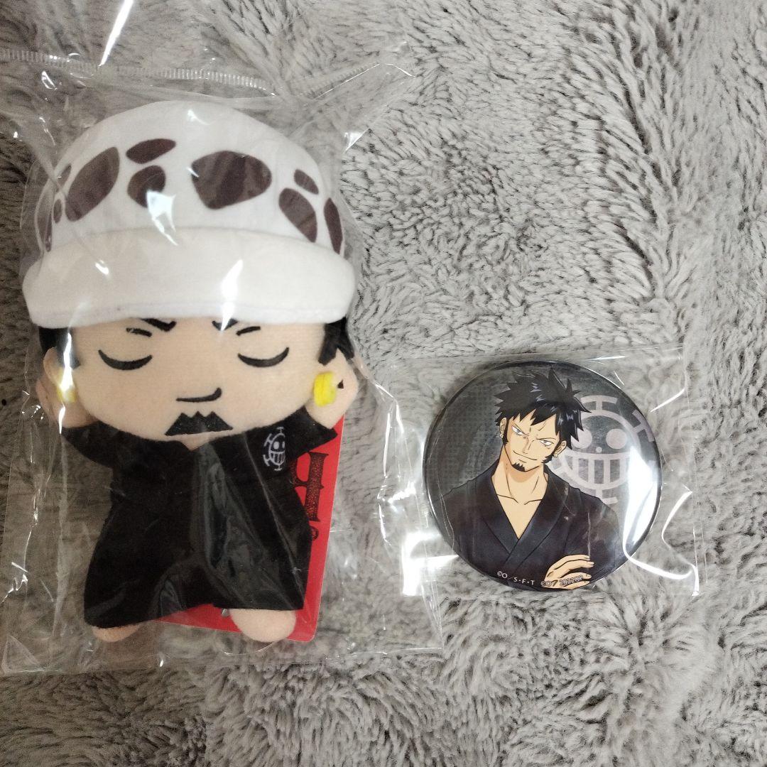 d*3様 ONEPIECEトラファルガー・ロー 極楽湯コラボ ぬいぐるみ缶バッジ Amazon.co.jp: ワンピ ース ワンピース 極楽湯 楽スパ 缶バッジ