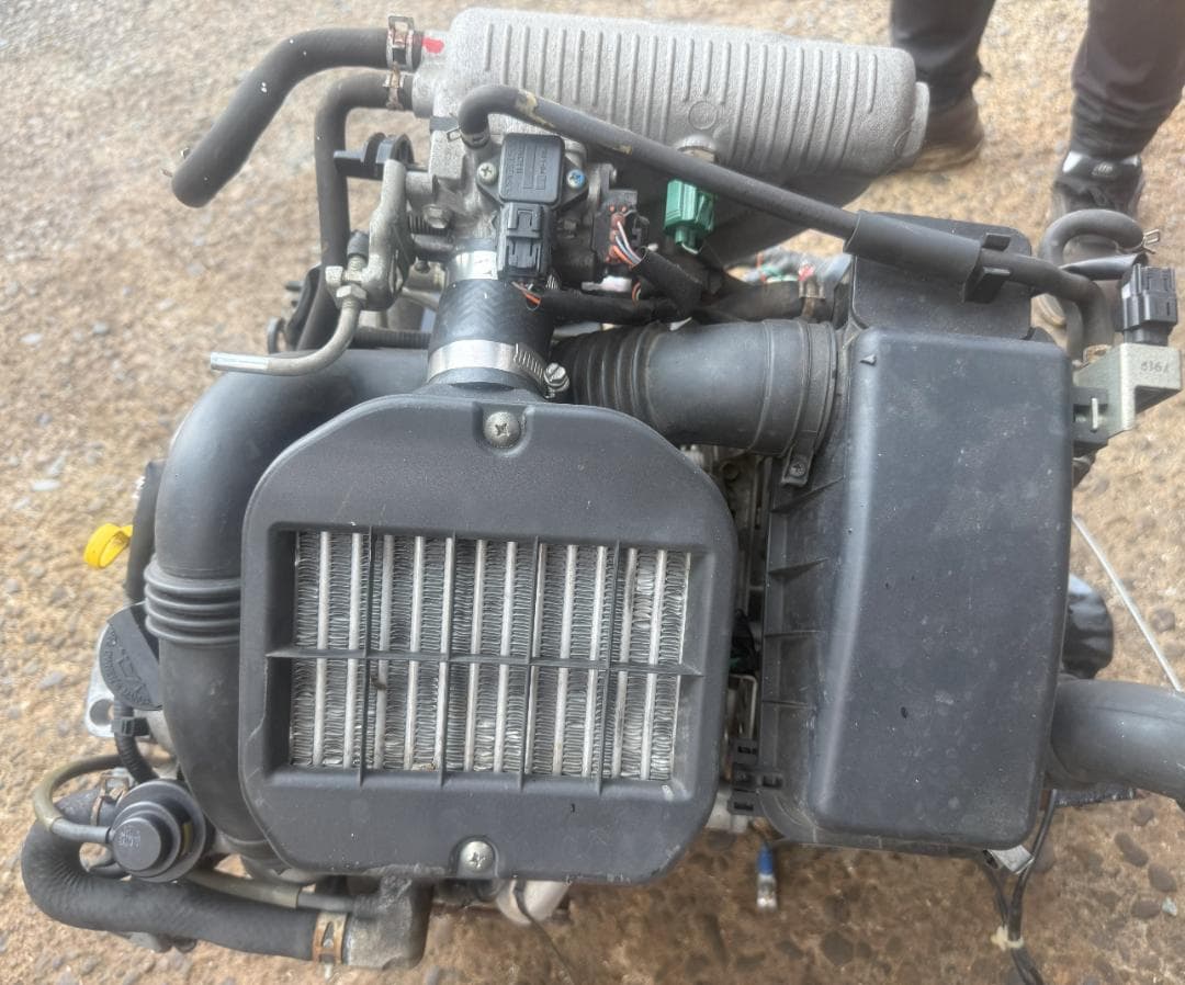 こんぽた　実働　HN22S Kei Bターボ　エンジン,ミッション