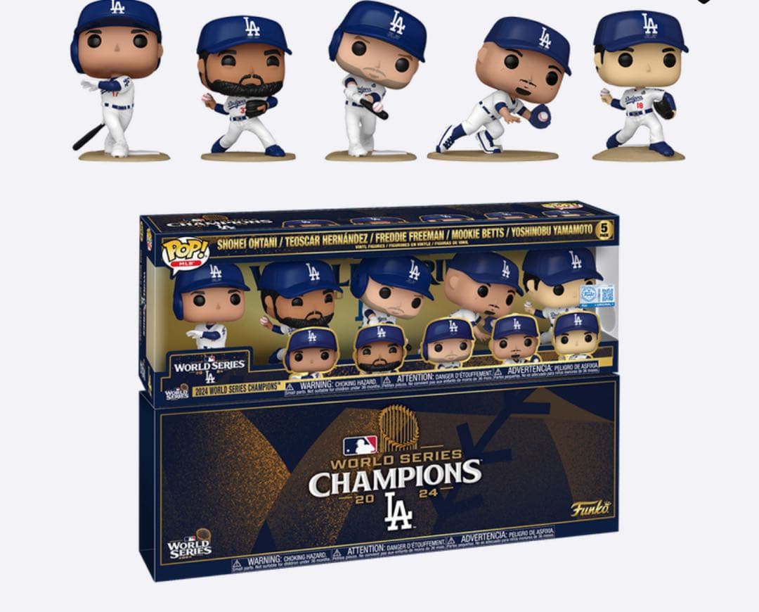 限定品！2024年ドジャース ワールドシリーズフィギュアセット 大谷 山本