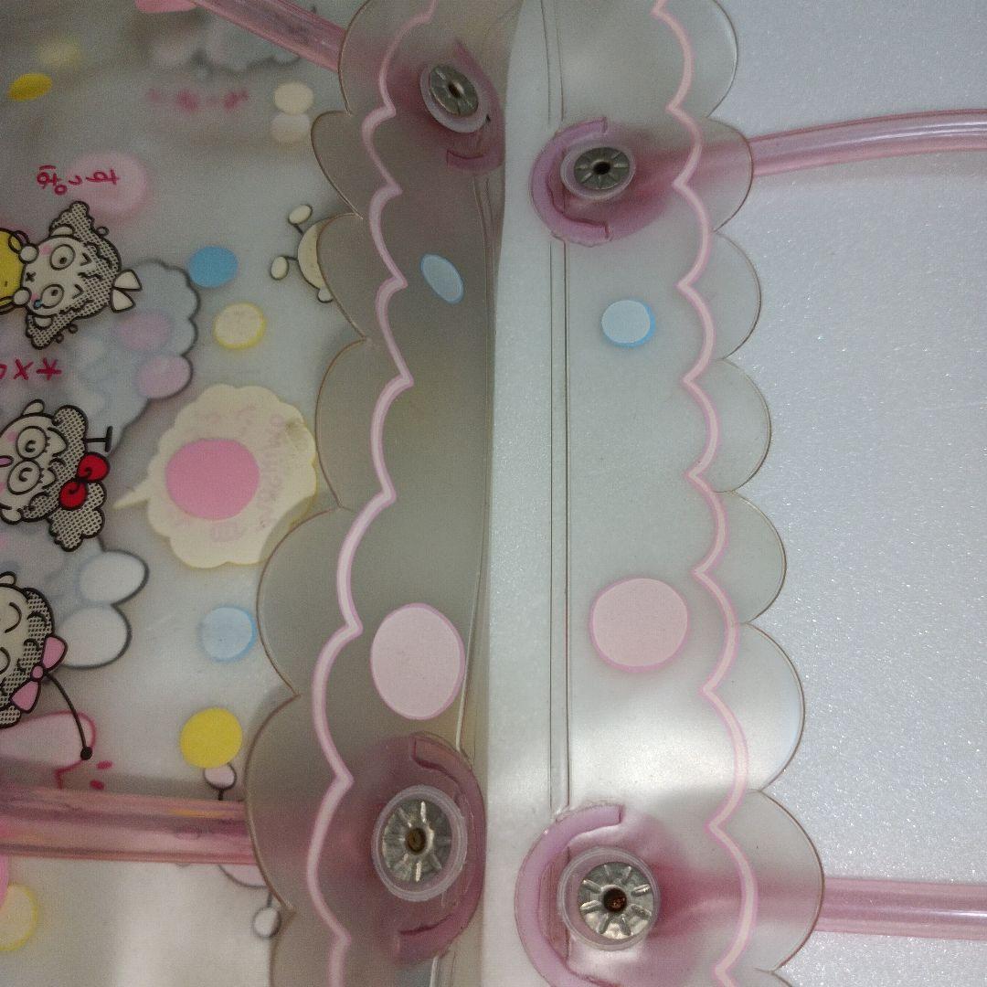 サンリオ るるる学園 平成レトロ ビニールバック プール フルーツ 水玉