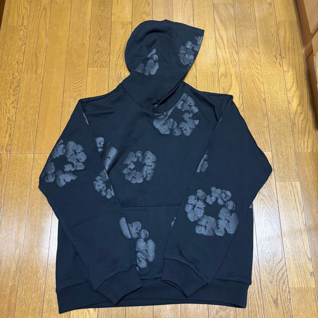 denim tears デニムティアーズ パーカー 黒 - メルカリ