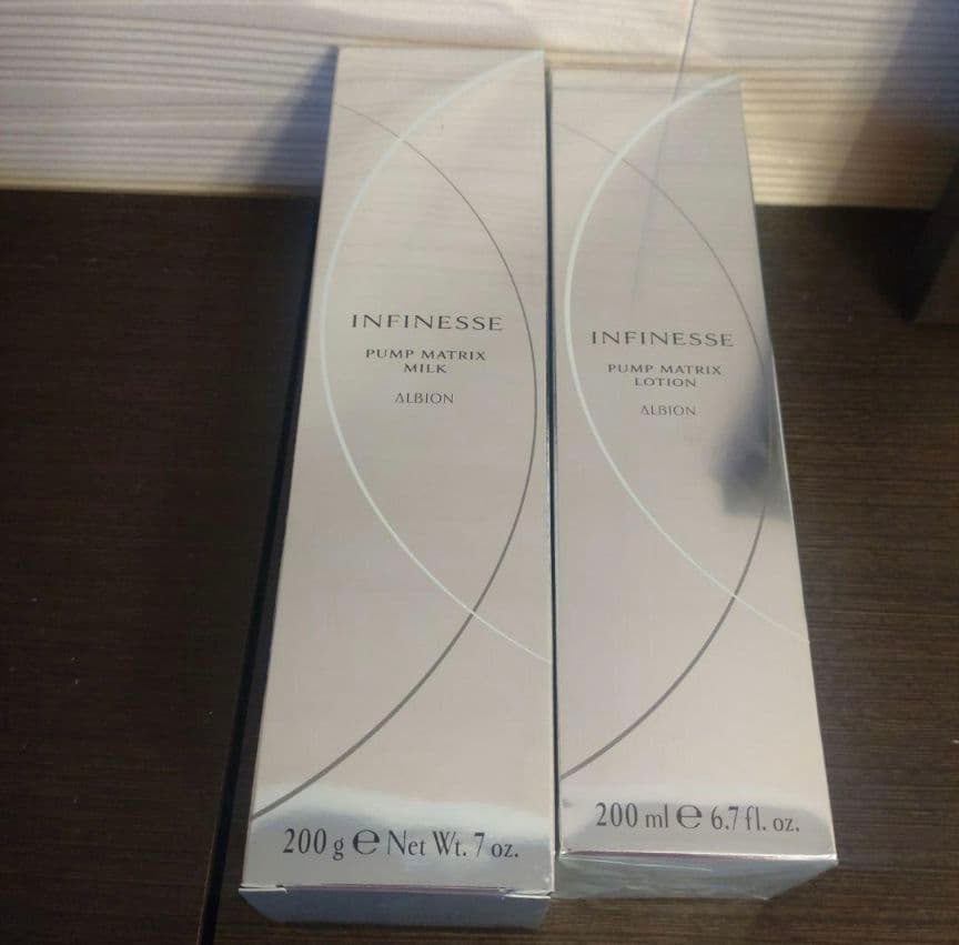 ALBION アンフィネス パンプ マトリクスミルク＆ローション
