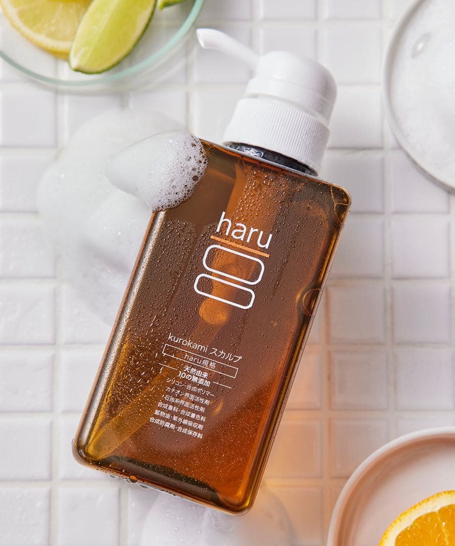 新品✨ハル/ haru kurokami スカルプシャンプー　3本　無添加