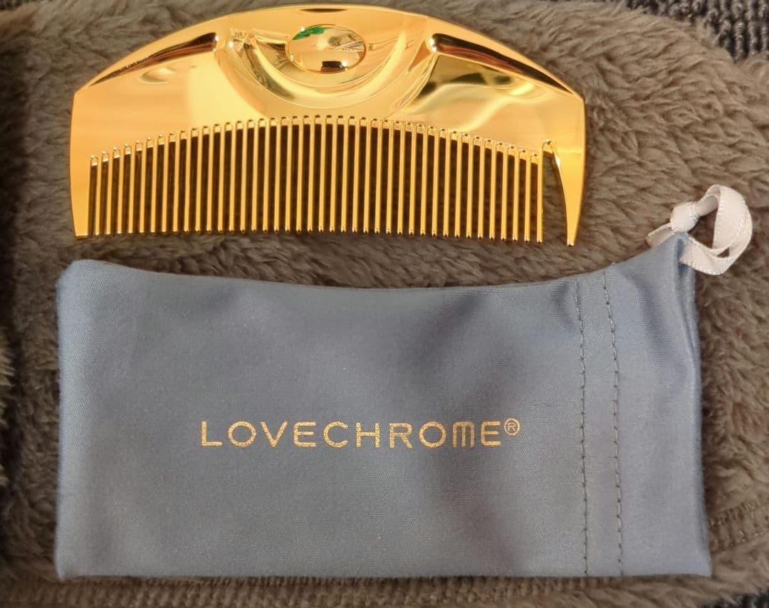 LOVECHROME　ラブクロム ゴールド ツキ　専用ケース付き ラブクロム K24GPツキゴールド ケース付き BOX