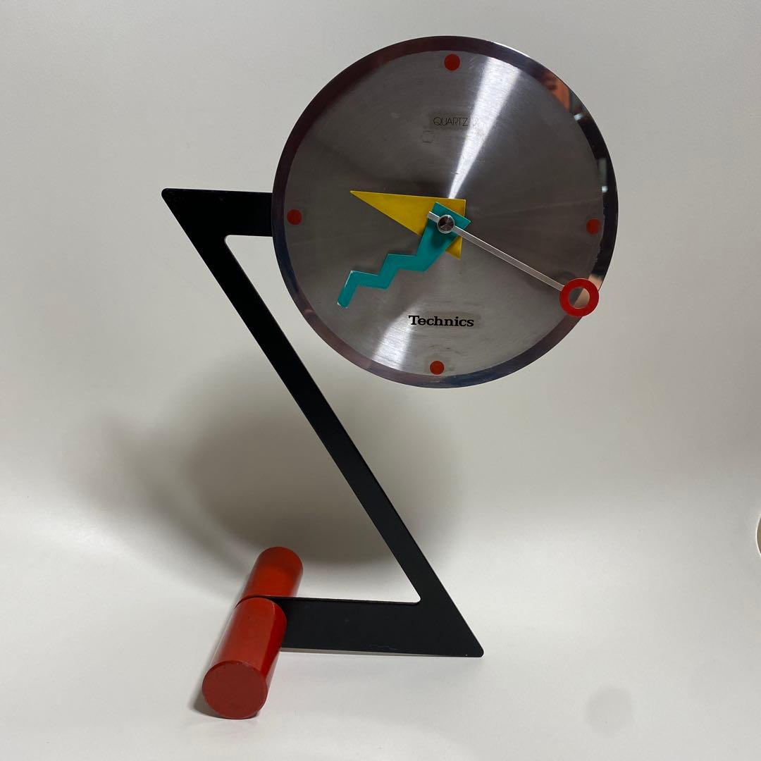 Technics テクニクス　置き時計　ポストモダン　スペースエイジ