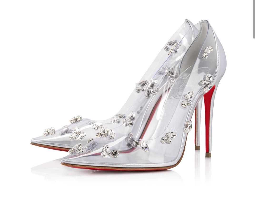 Christian Louboutin クリアビジュー ハイヒール