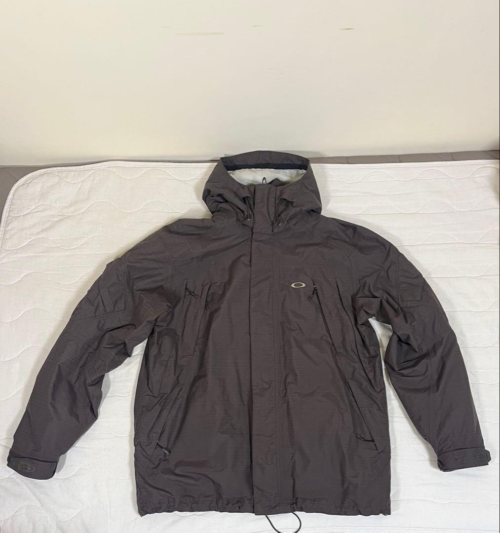 Oakley メンズナイロンジャケットY2K 茶
