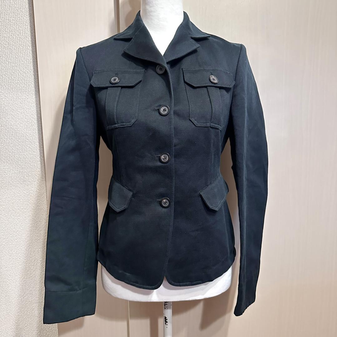 GUCCI　ジャケット　ネイビー　サイズ40　ak605