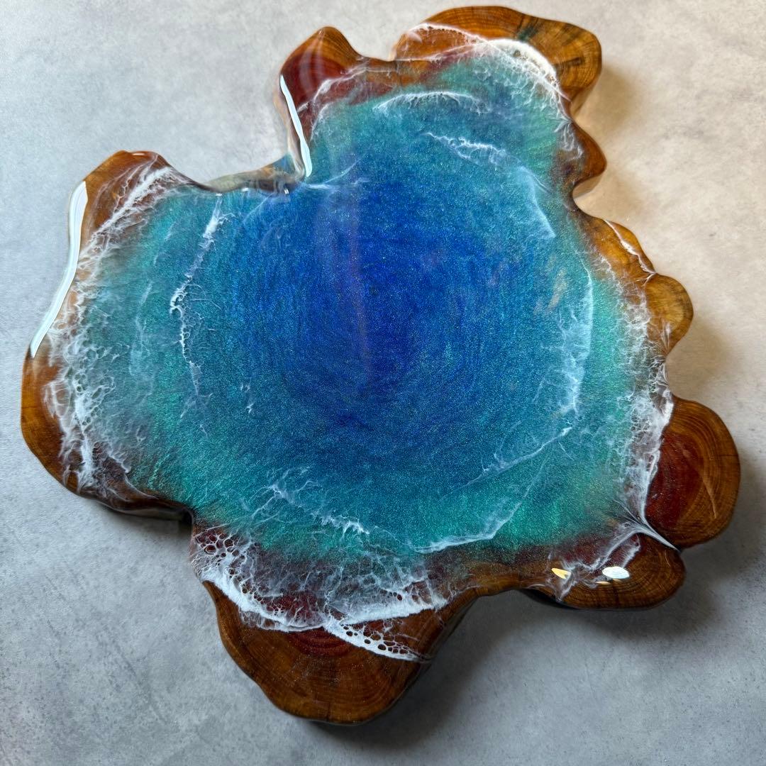 一点物 レジンアート 海アート インテリア オーシャンアート 無垢