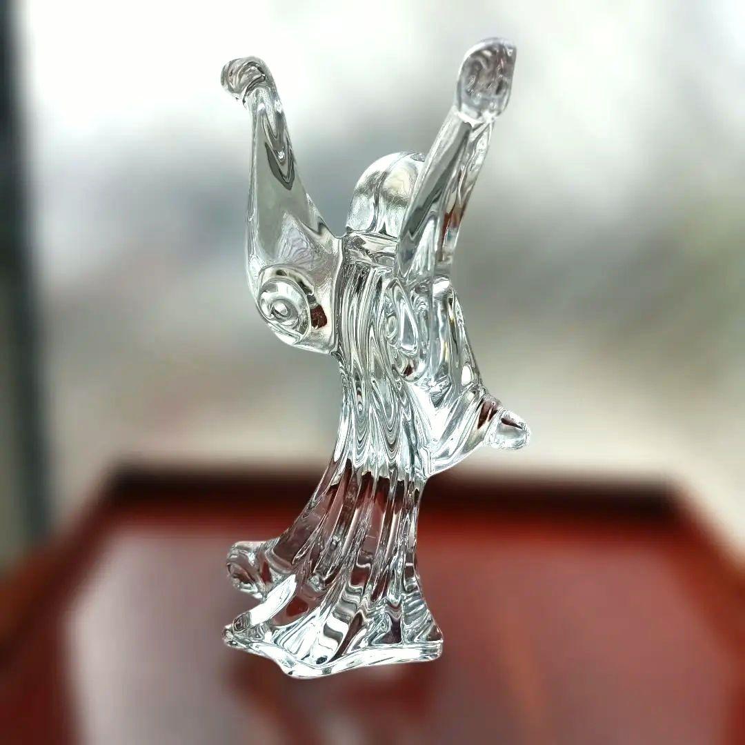 バカラ Baccarat 大天使立像 エンジェル 刻印有り 最高級クリスタル