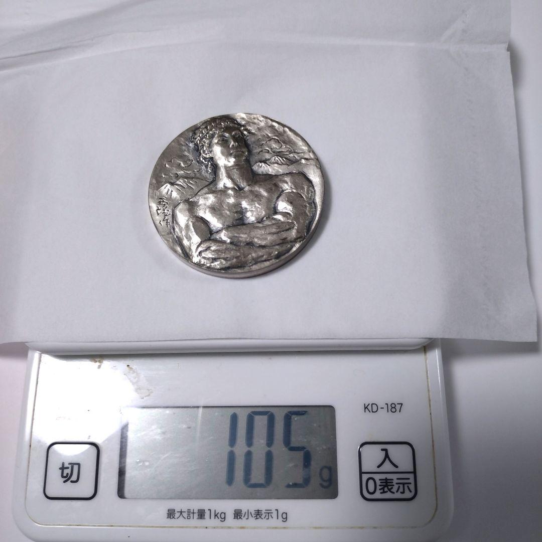純銀製メダル 1972年 札幌オリンピック 記念メダル 純銀製104g 造幣局